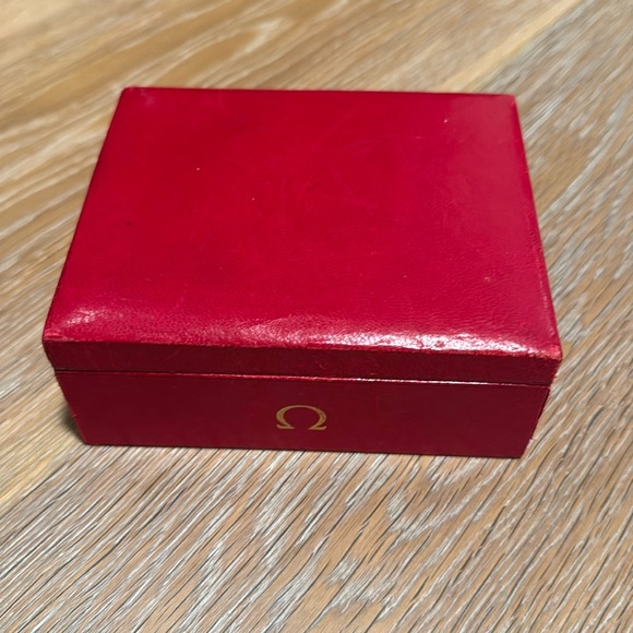 Vintage Omega Red Leather Constellation Watch Box - Picture 1 of 7